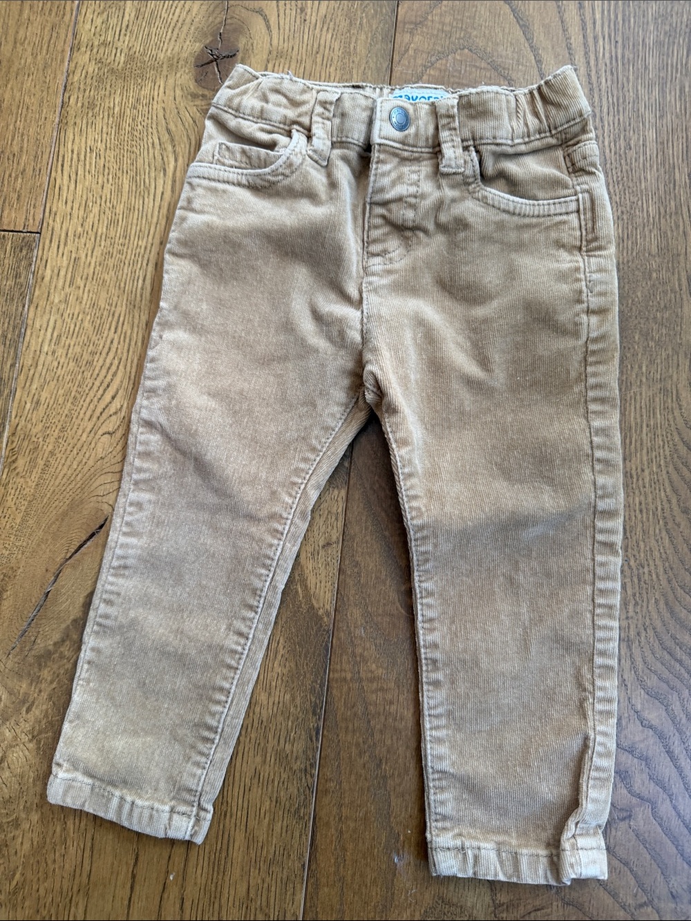 Mayiral Kids Tan Corduroy khaki Stretch Pants- size 12 mo
